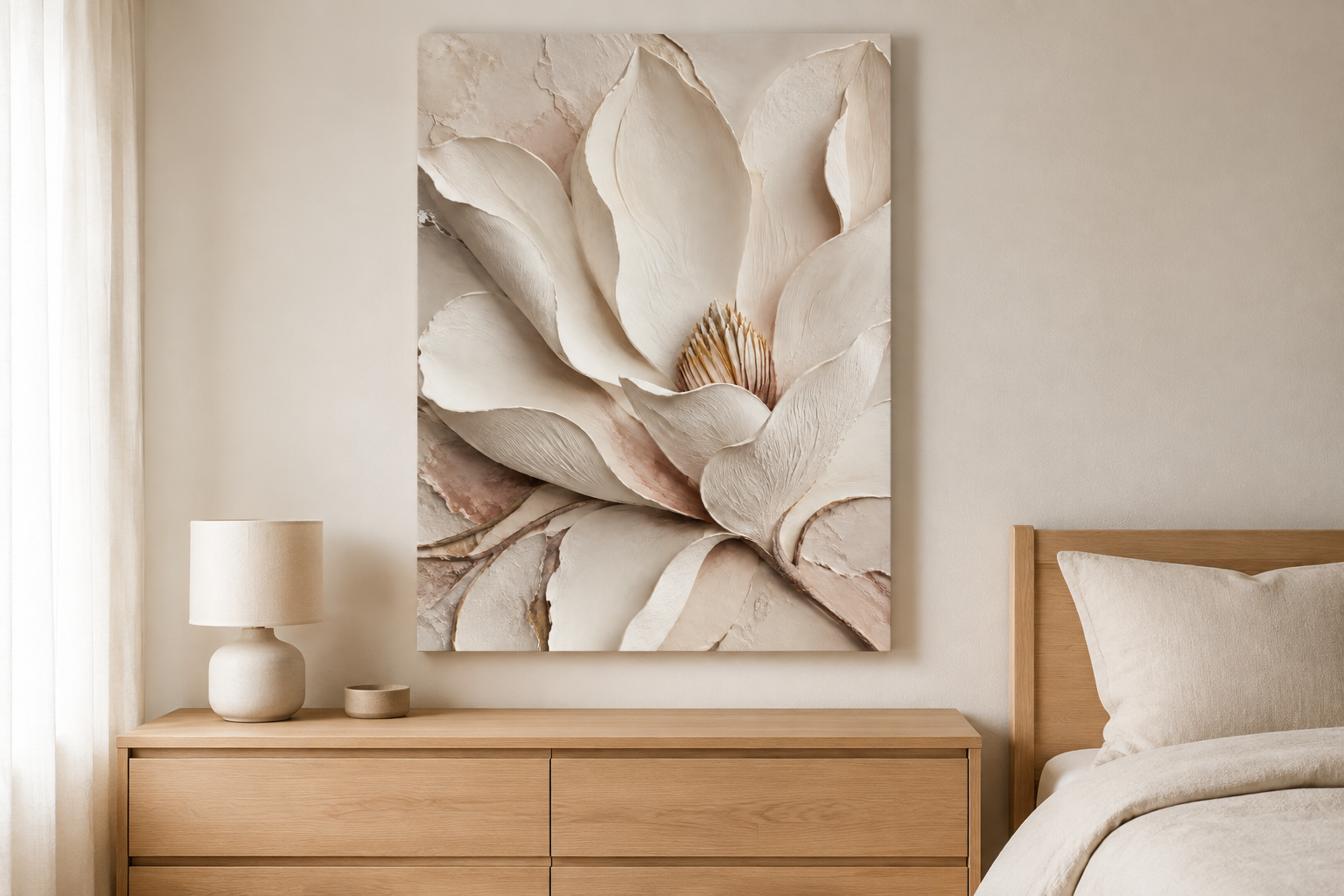 Magnolie sculpturală — tablou canvas Dezeo Decor